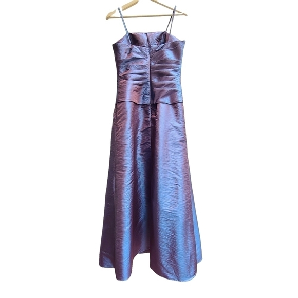 Bill Levkoff Iridescent Purple Formal Gown, Size Small - Picture 13 of 15